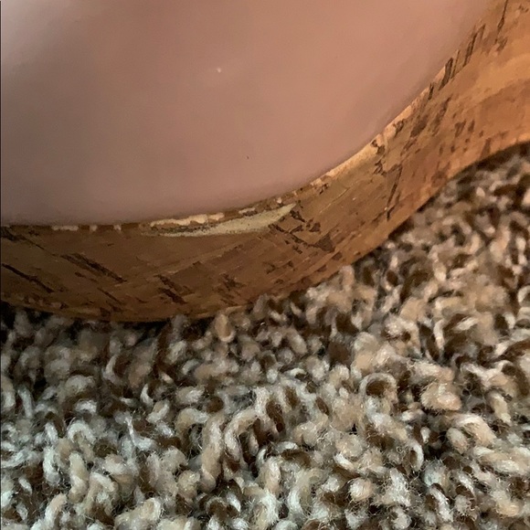 Nude cork Wedge Heels - Picture 7 of 8